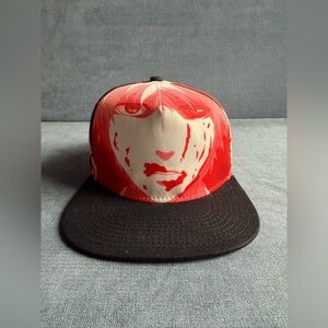 Tokyo Ghoul Ken Kaneki Sublimated Snap Back Hat Unisex One Size Adjustable Anime